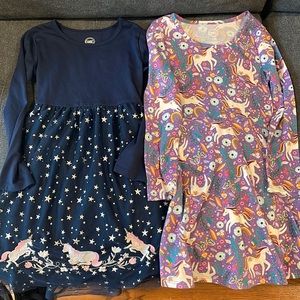 Two girls size small dresses